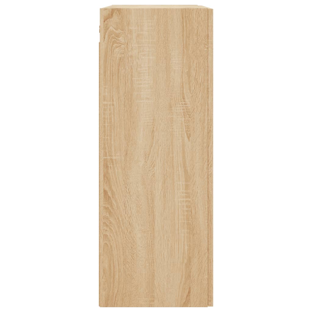 Wall Mounted Cabinet Sonoma Oak 69,5x34x90 cm Engineered Wood
