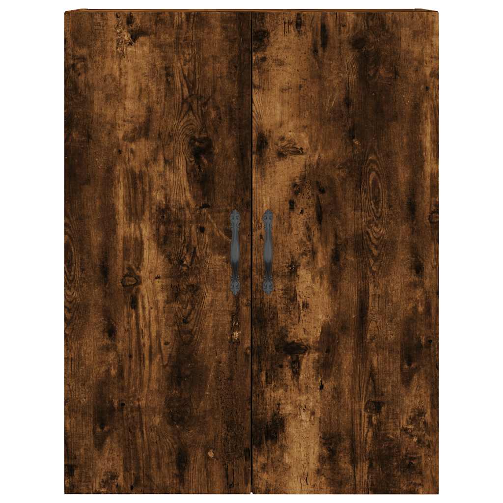 Wall Mounted Cabinet Smoked Oak 69,5x34x90 cm Engineered Wood