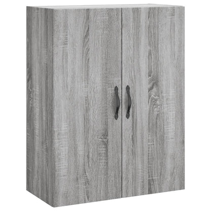 Wall Mounted Cabinet Grey Sonoma 69,5x34x90 cm Engineered Wood