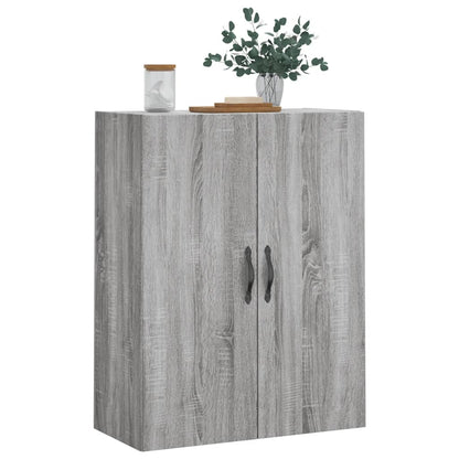 Wall Mounted Cabinet Grey Sonoma 69,5x34x90 cm Engineered Wood