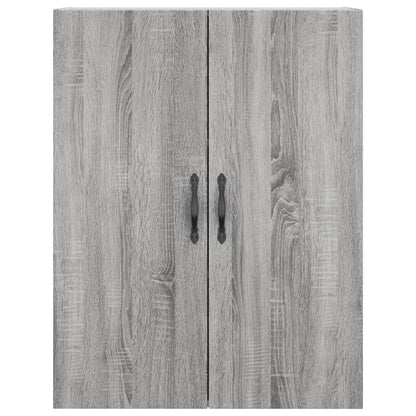 Wall Mounted Cabinet Grey Sonoma 69,5x34x90 cm Engineered Wood