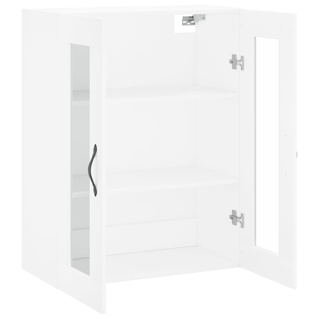 Wall Mounted Cabinet White 69,5x34x90 cm Engineered Wood