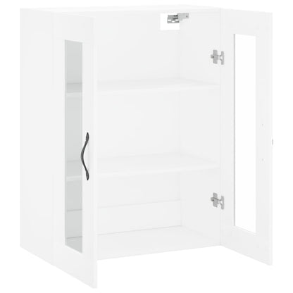 Wall Mounted Cabinet White 69,5x34x90 cm Engineered Wood