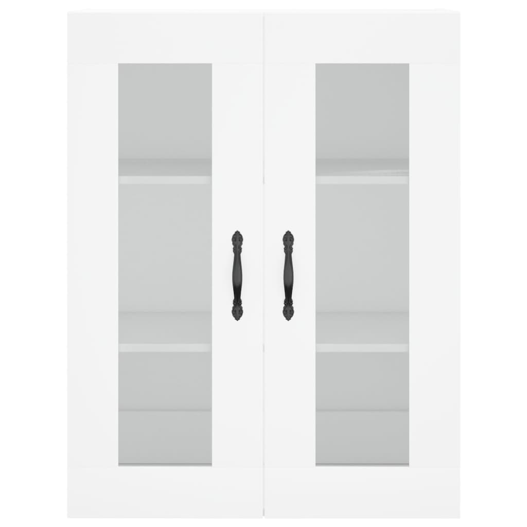 Wall Mounted Cabinet White 69,5x34x90 cm Engineered Wood