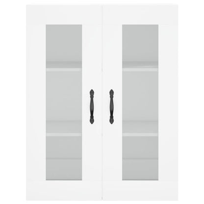 Wall Mounted Cabinet White 69,5x34x90 cm Engineered Wood