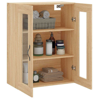Wall Mounted Cabinet Sonoma Oak 69,5x34x90 cm Engineered Wood