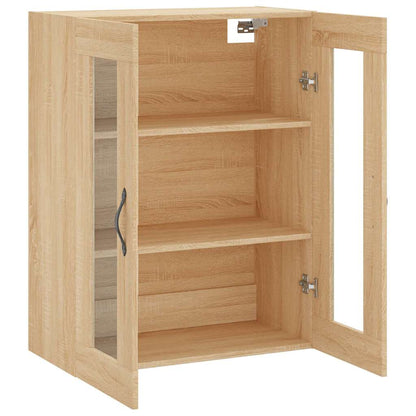 Wall Mounted Cabinet Sonoma Oak 69.5x34x90 cm Engineered Wood