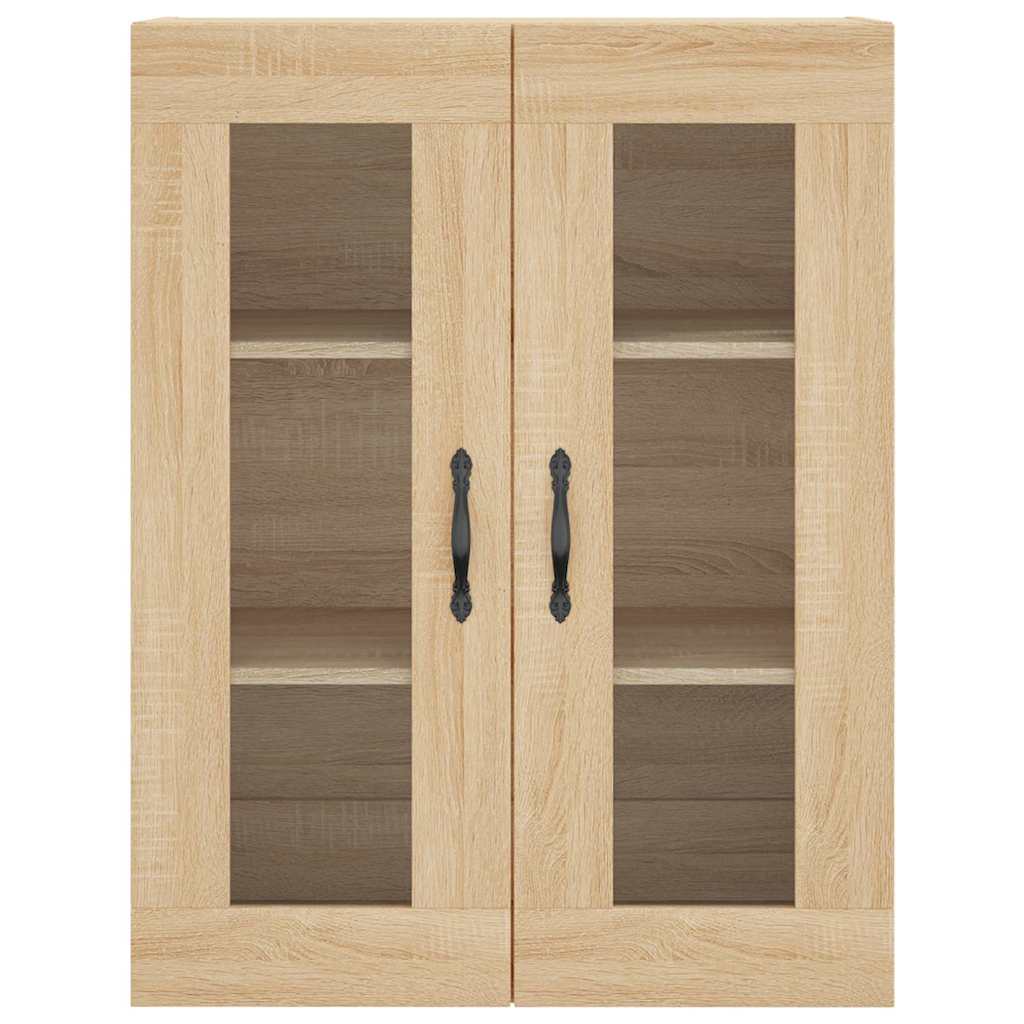 Wall Mounted Cabinet Sonoma Oak 69.5x34x90 cm Engineered Wood
