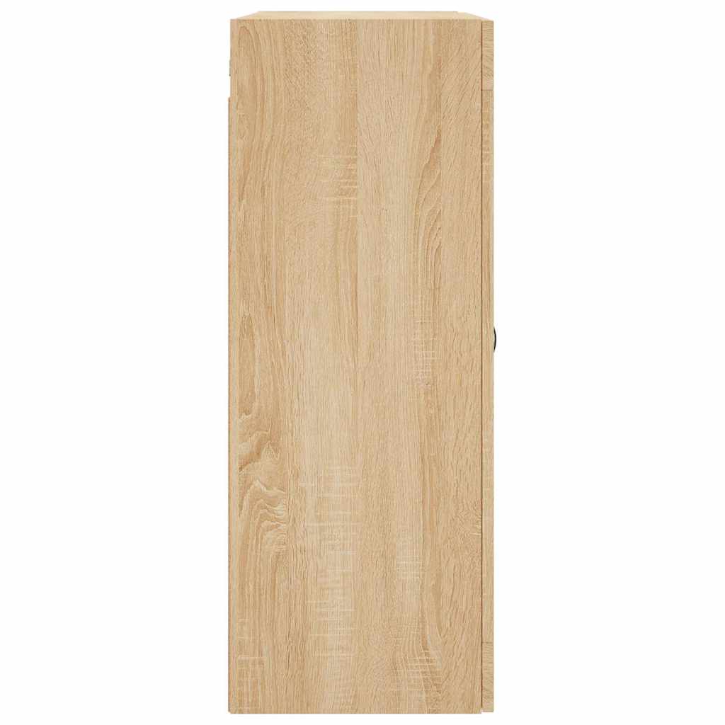 Wall Mounted Cabinet Sonoma Oak 69,5x34x90 cm Engineered Wood
