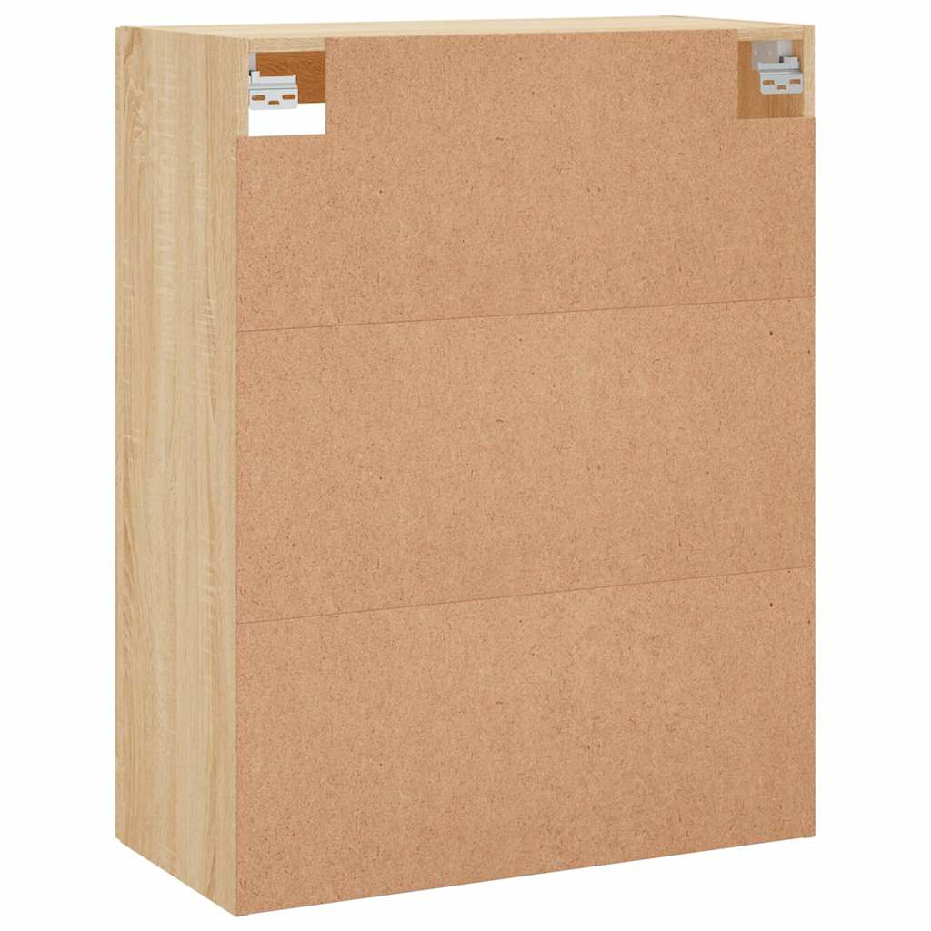 Wall Mounted Cabinet Sonoma Oak 69,5x34x90 cm Engineered Wood