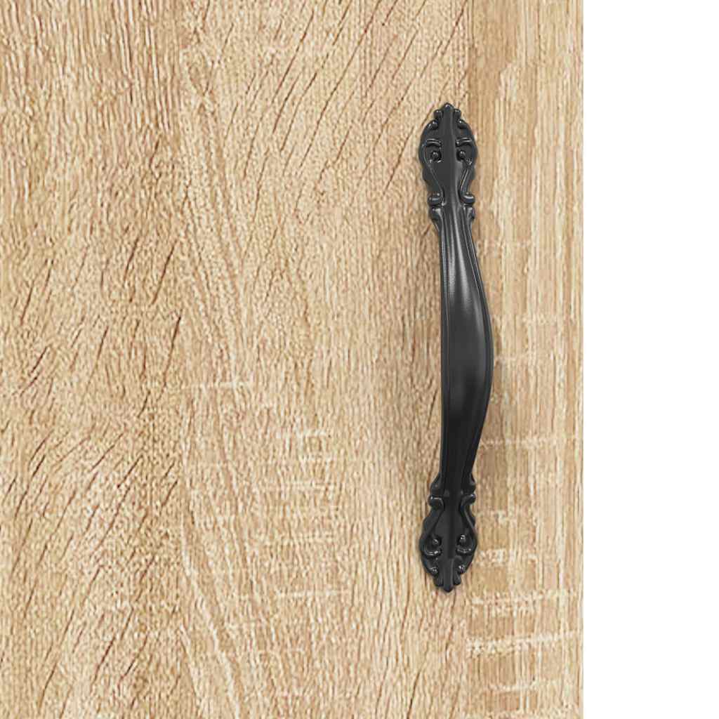 Wall Mounted Cabinet Sonoma Oak 69,5x34x90 cm Engineered Wood