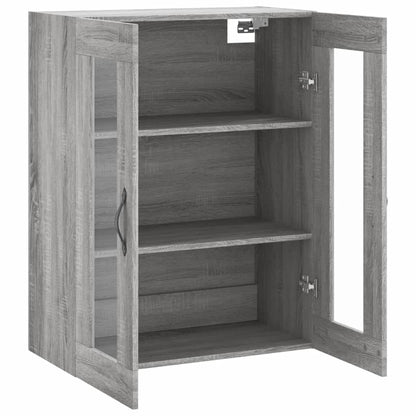 Wall Mounted Cabinet Grey Sonoma 69,5x34x90 cm Engineered Wood