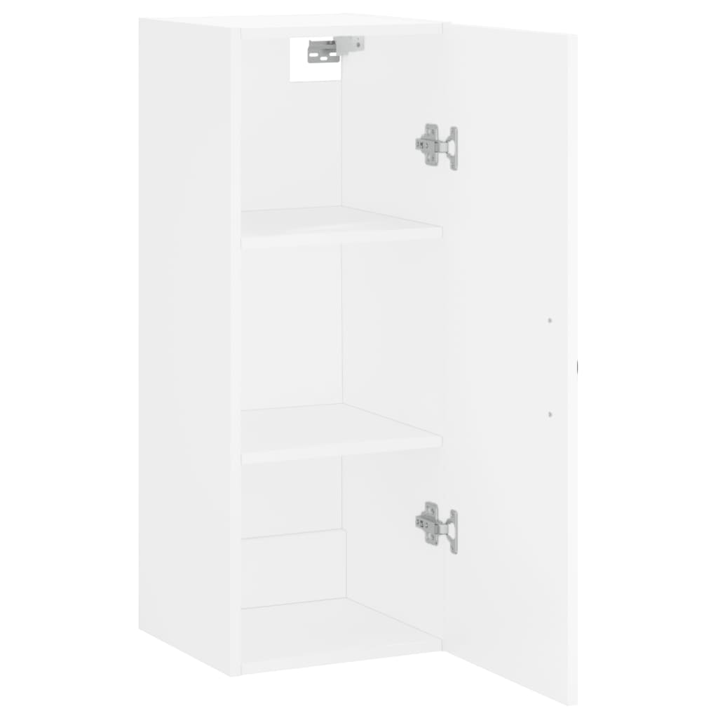 Wall Mounted Cabinet White 34,5x34x90 cm Engineered Wood