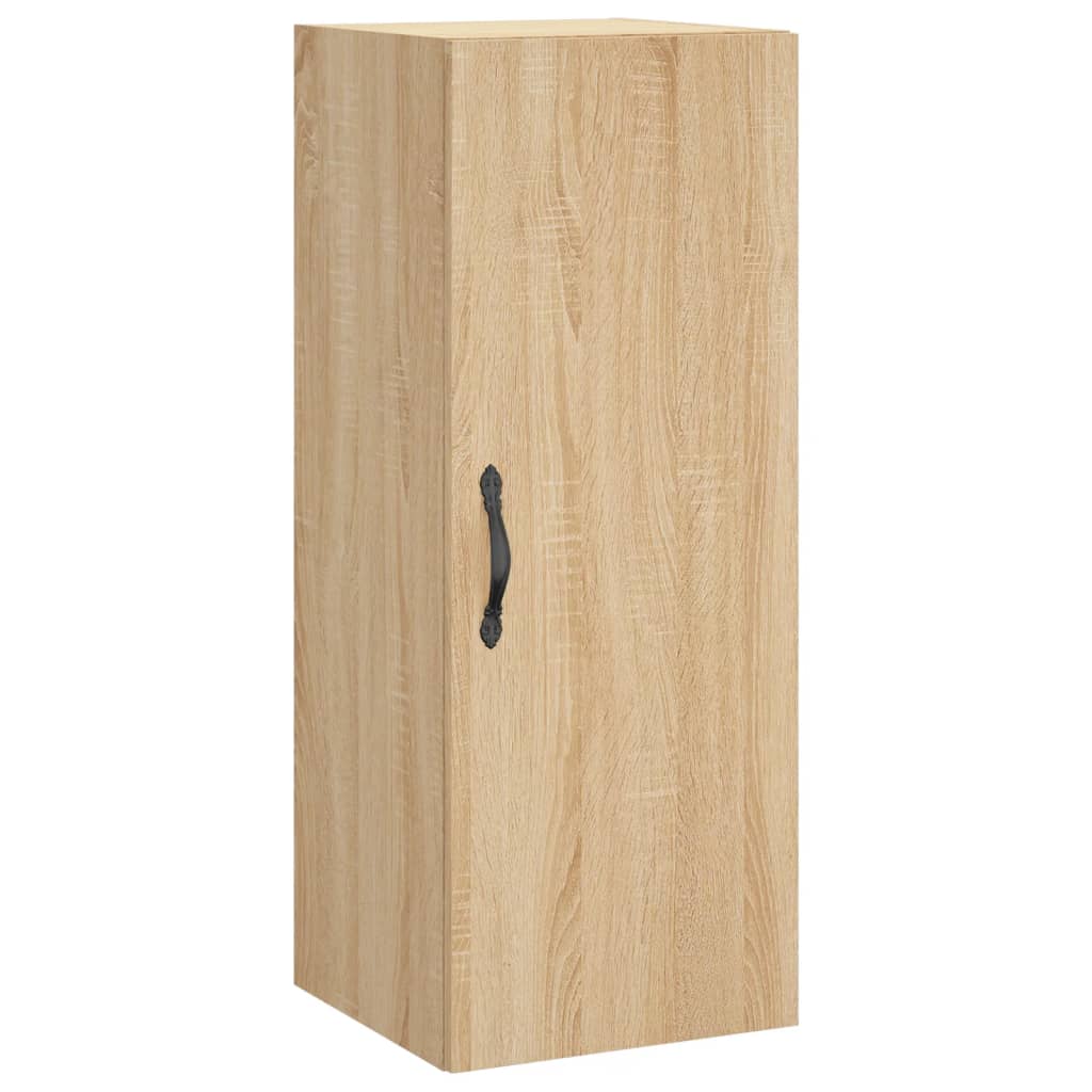 Wall Mounted Cabinet Sonoma Oak 34.5x34x90 cm Engineered Wood