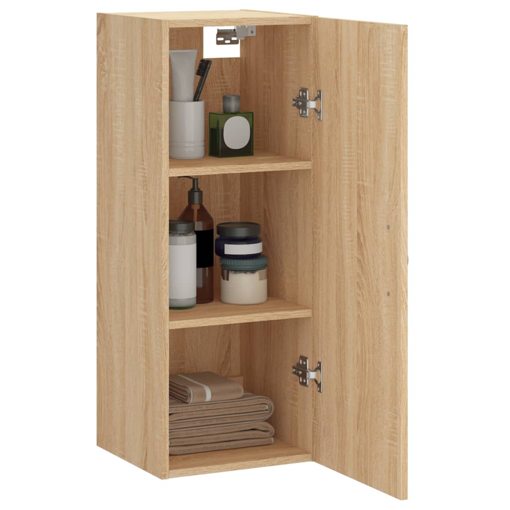 Wall Mounted Cabinet Sonoma Oak 34,5x34x90 cm Engineered Wood