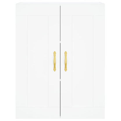 Wall Mounted Cabinet White 69,5x34x90 cm Engineered Wood