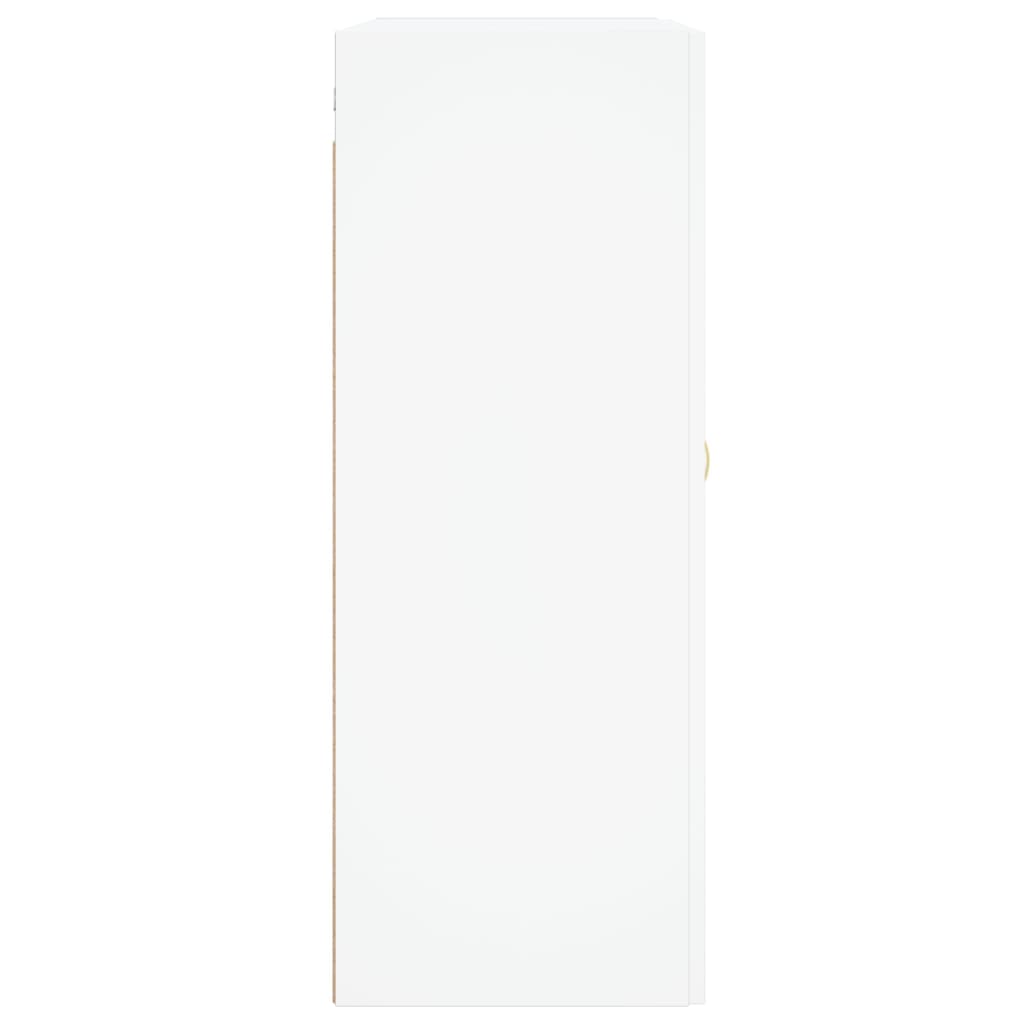Wall Mounted Cabinet White 69,5x34x90 cm Engineered Wood