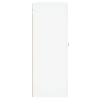 Wall Mounted Cabinet White 69,5x34x90 cm Engineered Wood