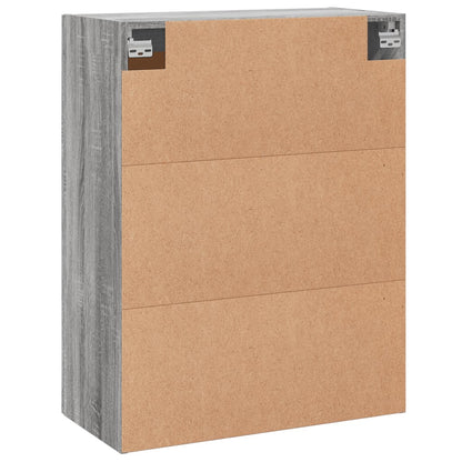 Wall Mounted Cabinet Grey Sonoma 69,5x34x90 cm Engineered Wood