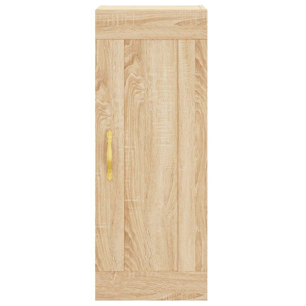 Wall Mounted Cabinet Sonoma Oak 34,5x34x90 cm Engineered Wood