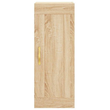 Wall Mounted Cabinet Sonoma Oak 34,5x34x90 cm Engineered Wood