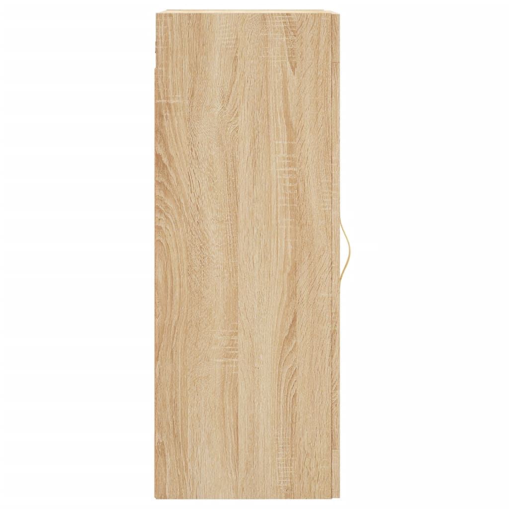 Wall Mounted Cabinet Sonoma Oak 34.5x34x90 cm Engineered Wood