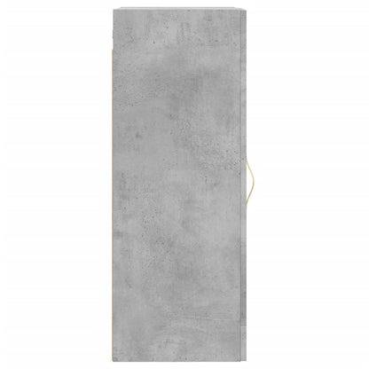 Wall Mounted Cabinet Concrete Grey 34.5x34x90 cm Engineered Wood