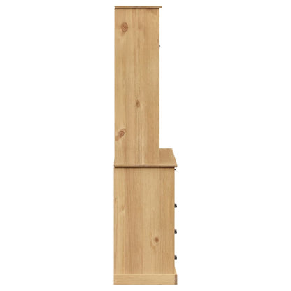 Highboard "VIGO" 80x40x176 cm Solid Wood Pine