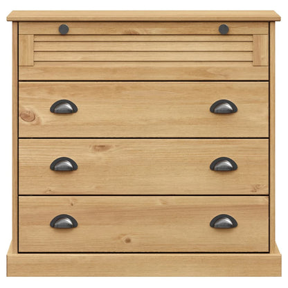 Highboard "VIGO" 80x40x176 cm Solid Wood Pine