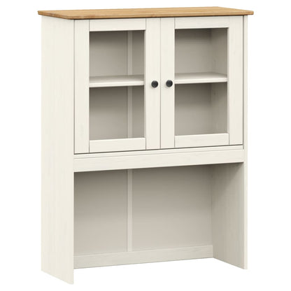 Highboard VIGO White 80x40x176 cm Solid Wood Pine