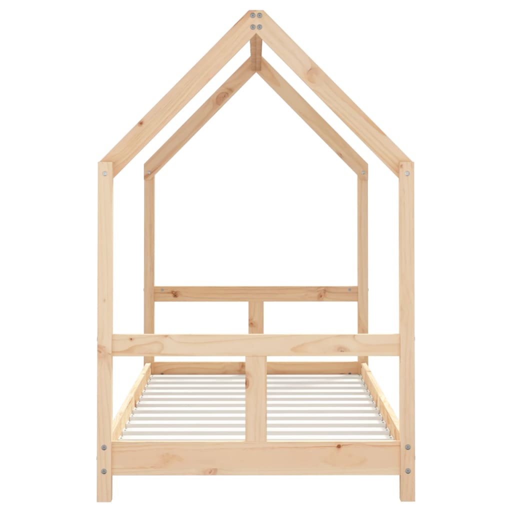 Kids Bed Frame 80x160 cm Solid Wood Pine