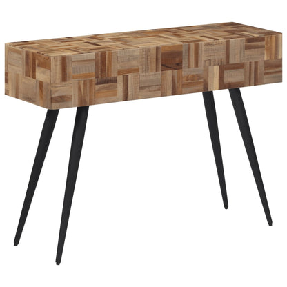 Console Table 110x34x80 cm Solid Reclaimed Teak