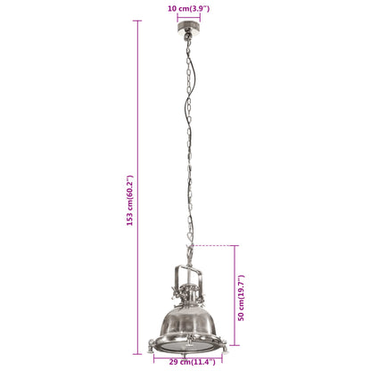 Pendant Lighting 29x29x153 cm Aluminium