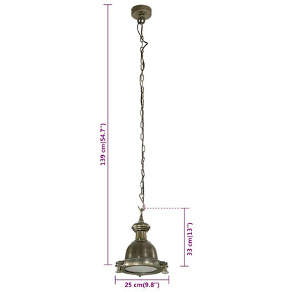 Pendant Lighting 25x25x139 cm Aluminium