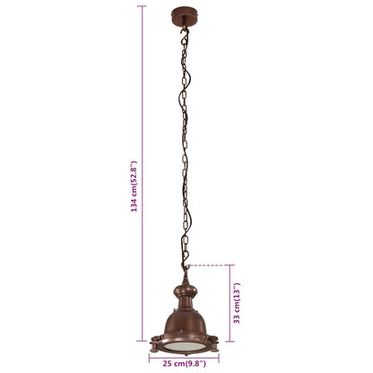 Pendant Lighting 25x25x134 cm Aluminium