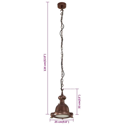 Pendant Lighting 25x25x134 cm Aluminium