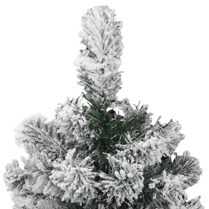 Artificial Hinged Christmas Tree with Flocked Snow 150 cm