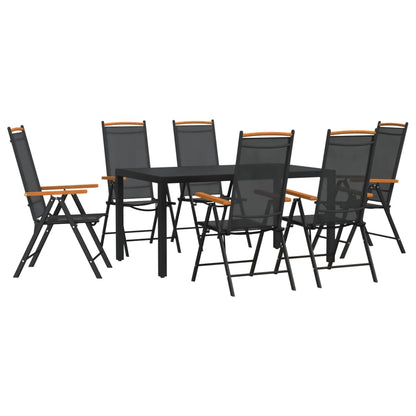 Garden Dining Set | Black, Brown