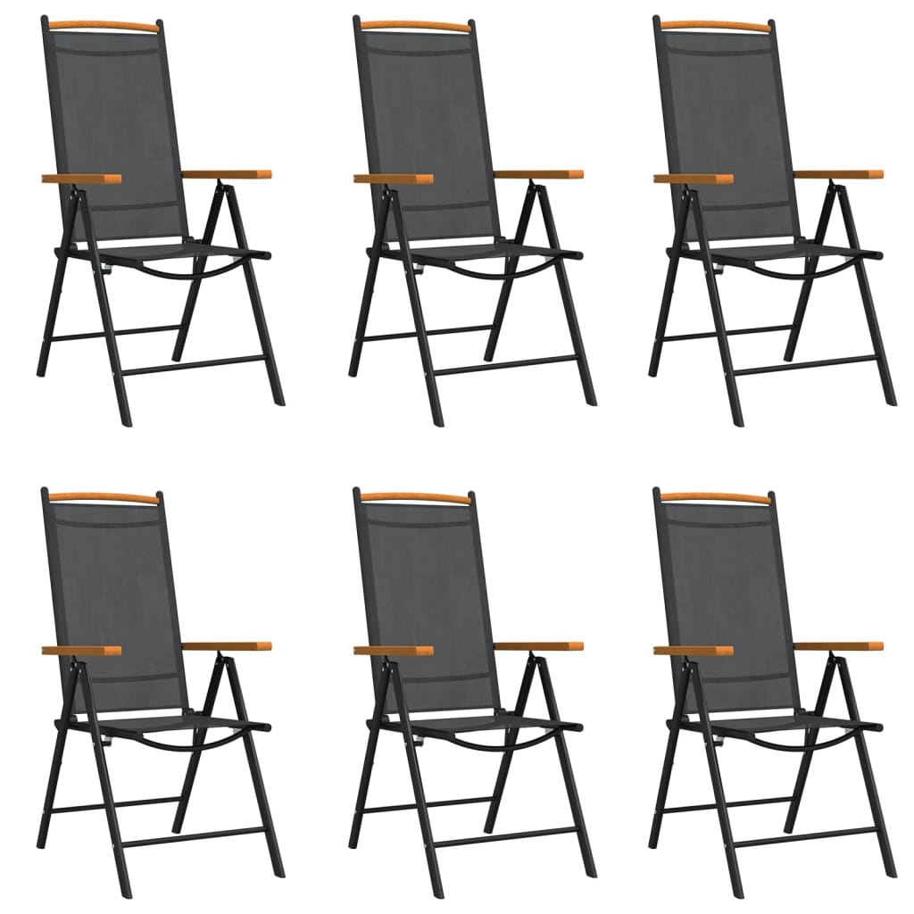 Garden Dining Set | Black, Brown