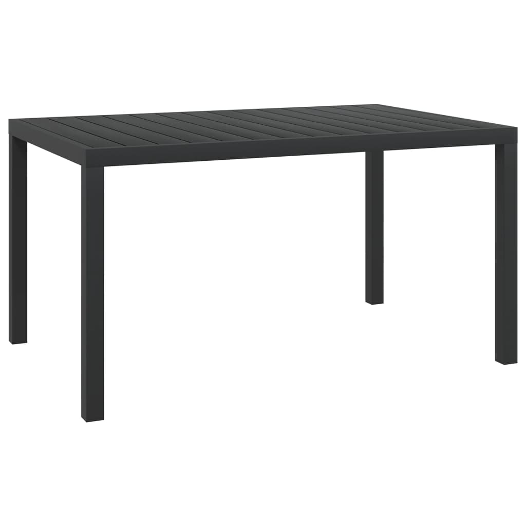 Garden Dining Set | Black, Brown