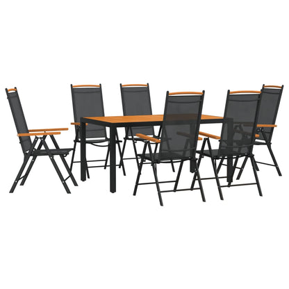 Garden Dining Set | Black and brown