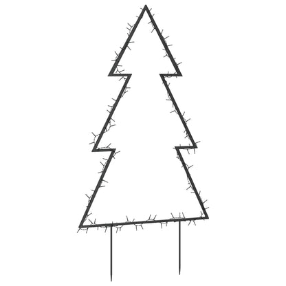 Christmas Light Decoration with Spikes Tree 115 LEDs 90 cm