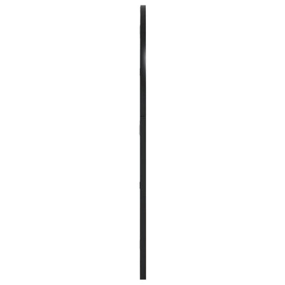 Wall Mirror Black 60x70 cm Arch Iron