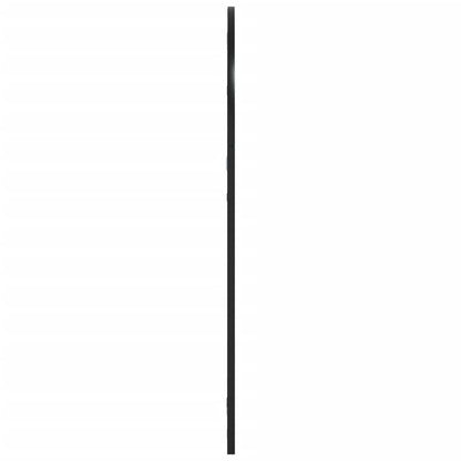 Wall Mirror Black 60x90 cm Arch Iron
