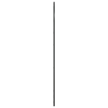 Wall Mirror Black 80x140 cm Arch Iron