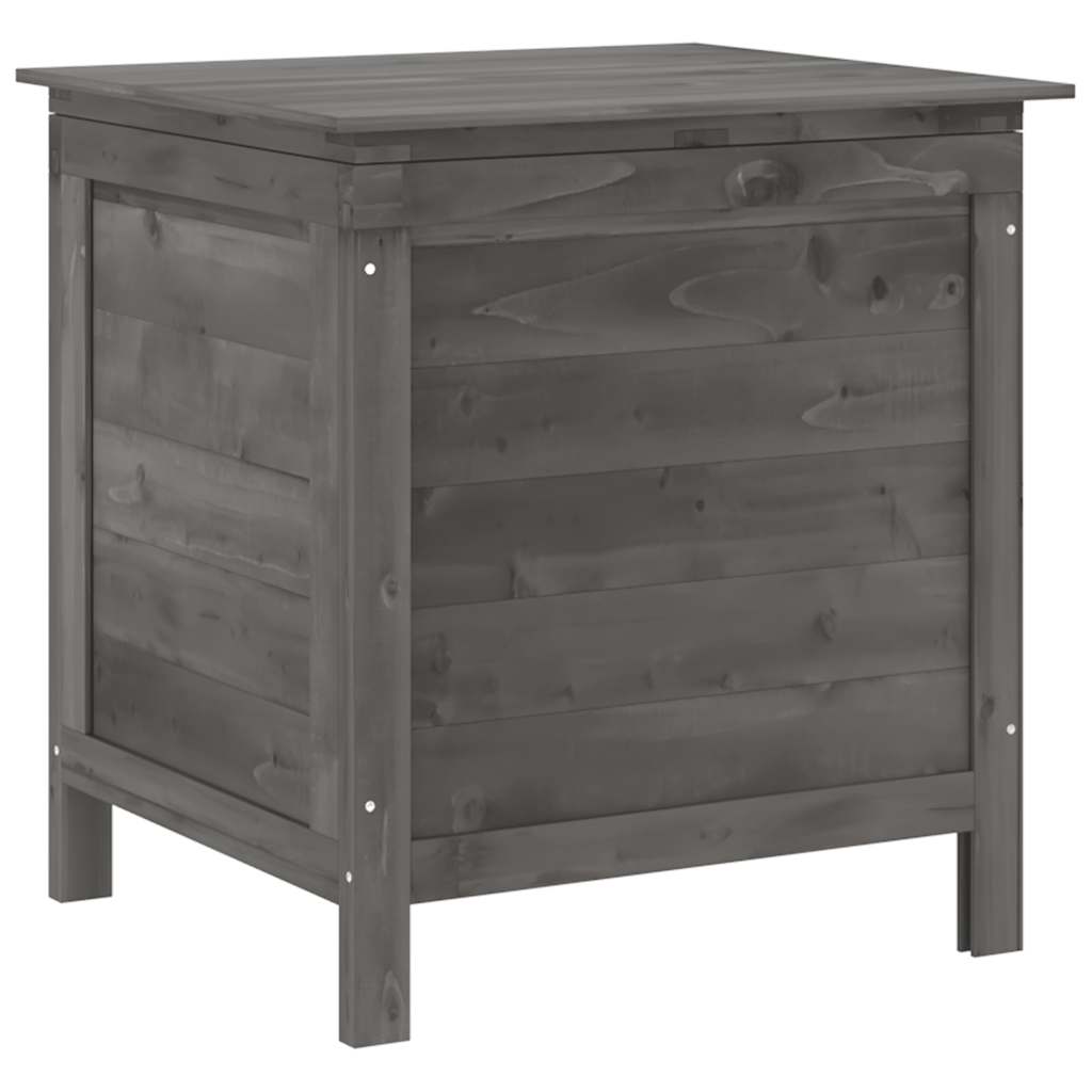 Garden Storage Box Anthracite 50x49x56,5 cm Solid Wood Fir
