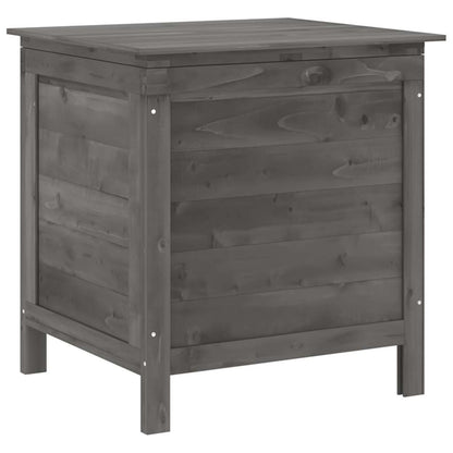 Garden Storage Box Anthracite 50x49x56,5 cm Solid Wood Fir