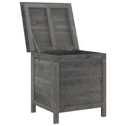 Garden Storage Box Anthracite 50x49x56,5 cm Solid Wood Fir