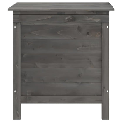 Garden Storage Box Anthracite 50x49x56,5 cm Solid Wood Fir