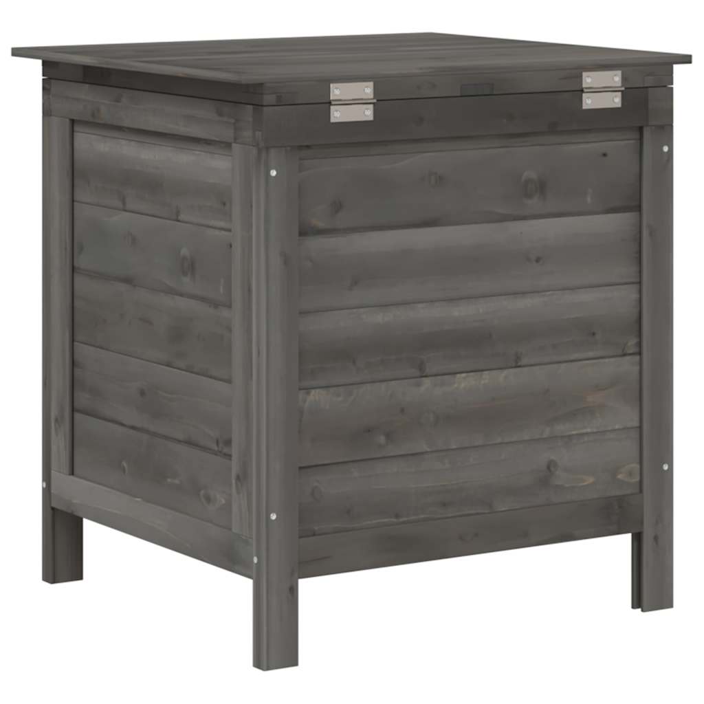 Garden Storage Box Anthracite 50x49x56,5 cm Solid Wood Fir